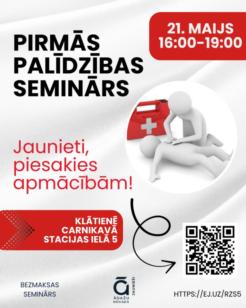Pirmās palīdzības ABC, seminārs