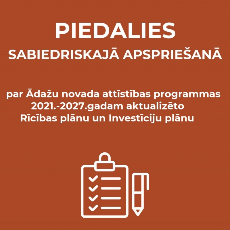 apspriešana - attīstības programma