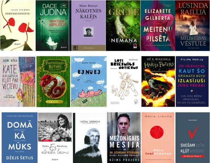 grāmatu piedāvājums Ādažu bibliotēkā augustā