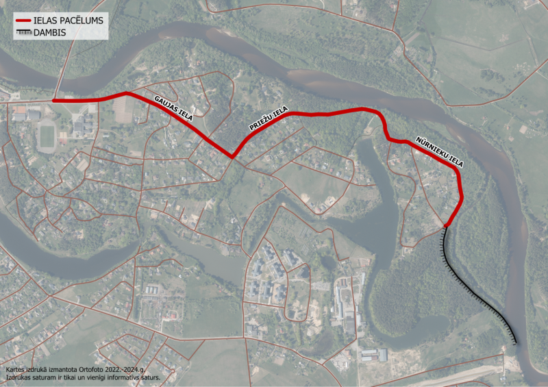 Aizsargdambis - Nūrnieki - pacēlums