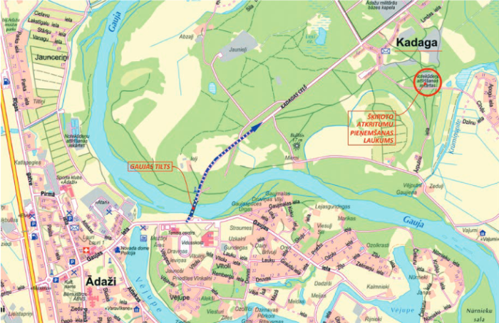 kadagas atkritumu nodošanas laukums
