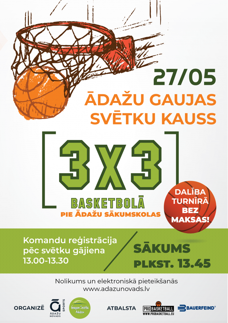 svētku basketbola turnīra afiša