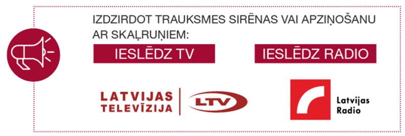 sirēnas ko darīt