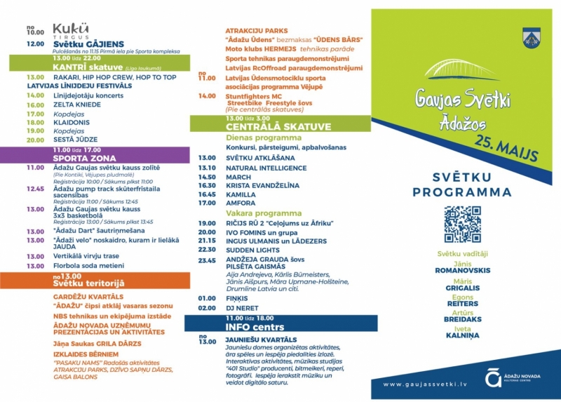 Gaujas svētku programma 2024