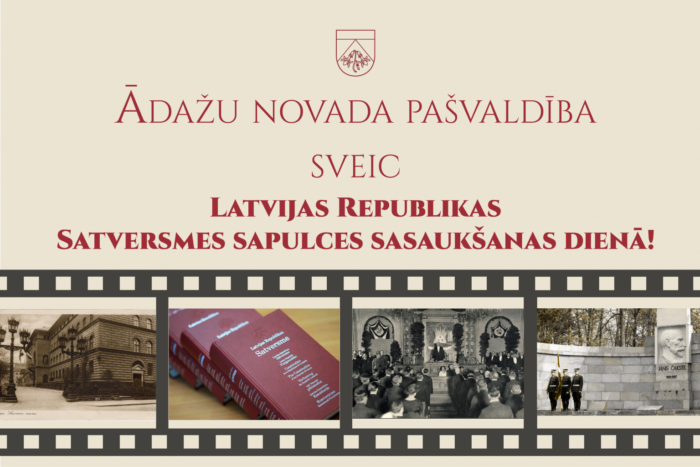 Latvijas Republikas Satversmes sasaukšanas dienas plakāts