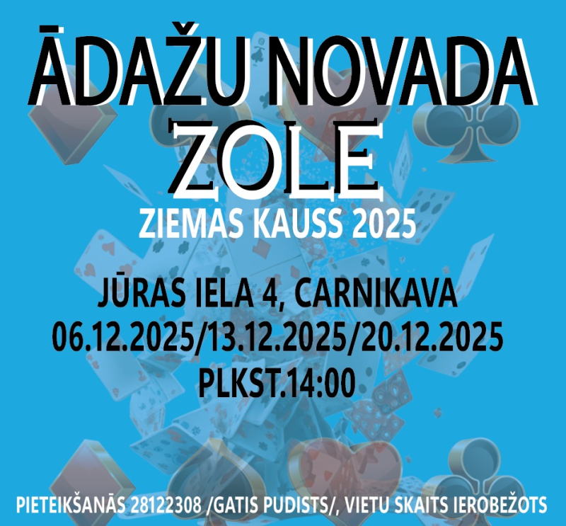 Ādažu novada Ziemas kauss zolītē