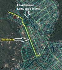 Ādažu ielu karte