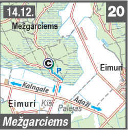 Ziemas magnēts - Mežgarciems - piebraukšanas karte