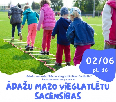 bērnu vieglatlētikas festivāls ādaži, u10, u12