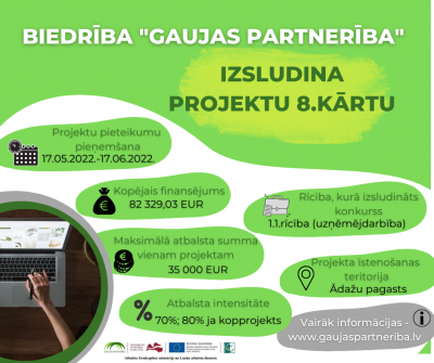 Gaujas partnerības plakāts