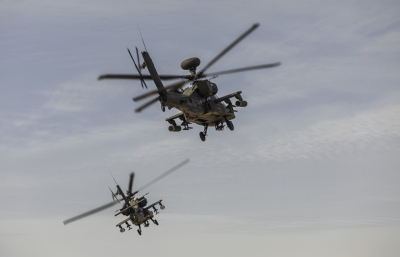 30. martā novada teritorijā notiks kaujas helikopteru pārlidojums