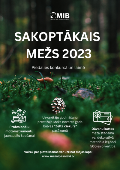 sakoptākais mežs - 2023