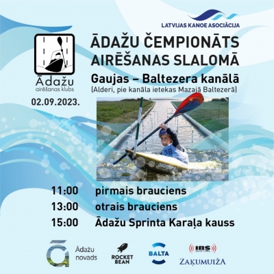 Ādažu čempionāts airēšanas slalomā 2023