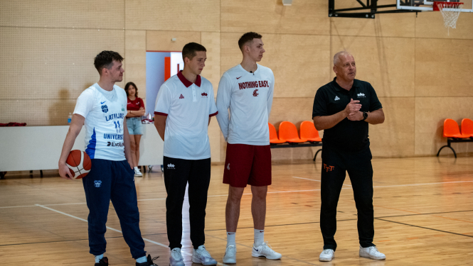 Basketbolistu meistarklase Ādažos