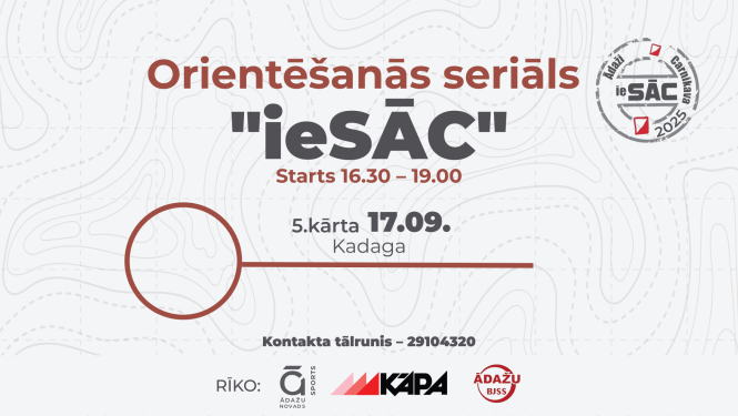 orientēšanās seriāls iesāc, 5. posms