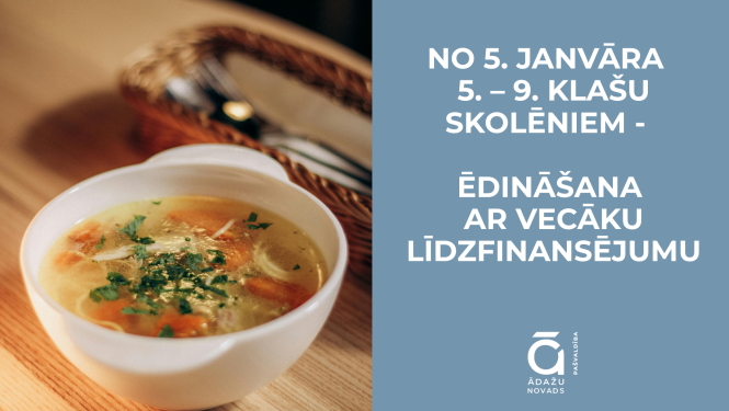 ēdināšana 5. - 9. klasei