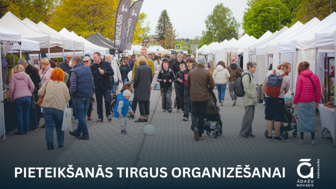 pieteikšanās tirgus organizēšanai