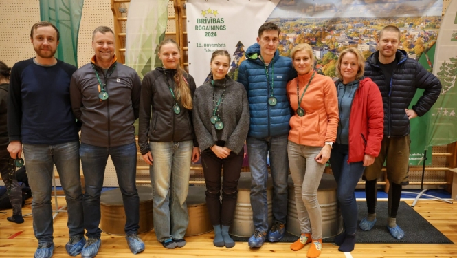 Ādažu komandas brīvības rogainingā