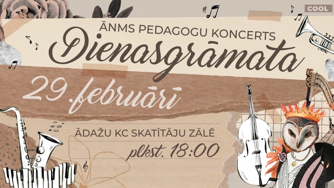 ĀNMS Pedagogu koncerts "Dienasgrāmata"