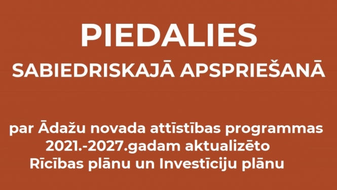 apspriešana - attīstības programma