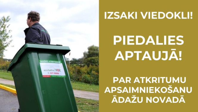 aptauja par atkritumu apsaimniekošanu