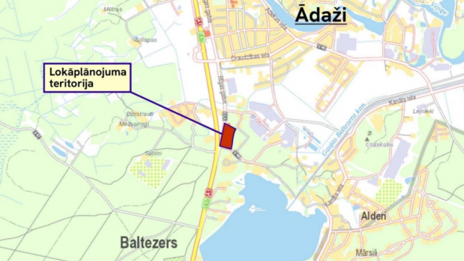 avenes, lokālplānojuma teritorija