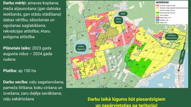 Mežsaimniecība, apgaitas kopšana, Ādažu pagasts