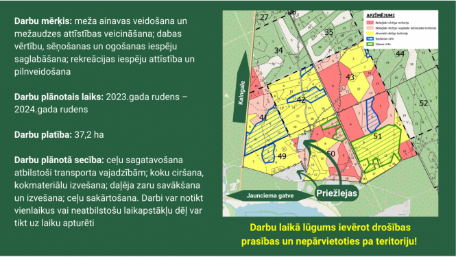 Meža kopšana, Carnikava