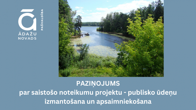 paziņojums ūdeņiem
