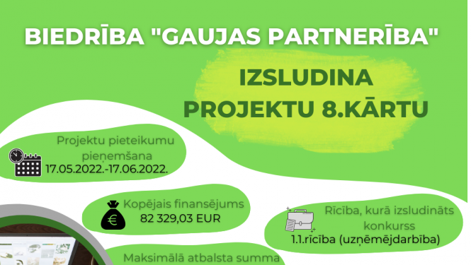 Gaujas partnerības plakāts