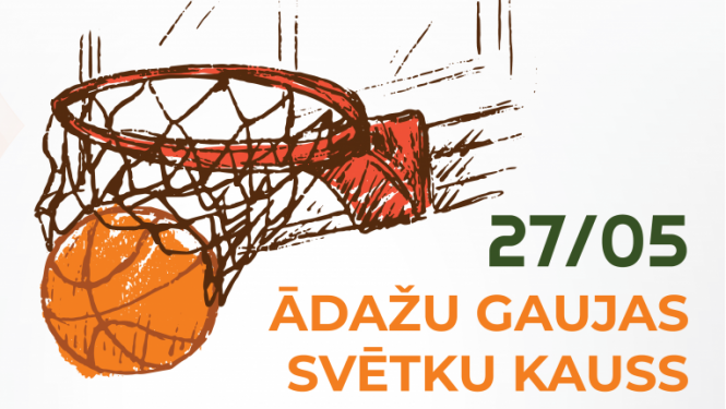 svētku basketbola turnīra afiša