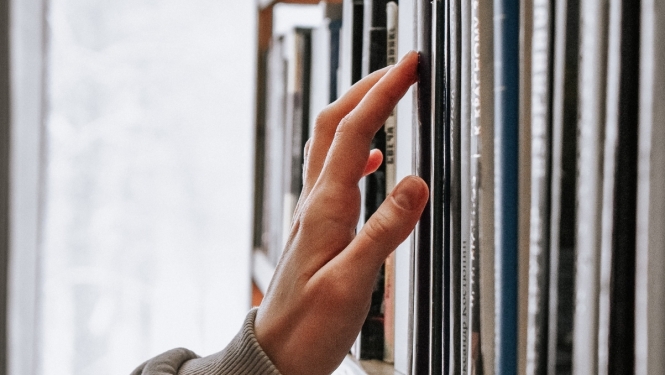 grāmatas, bibliotēka