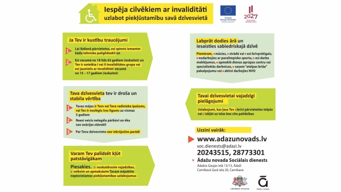iespēja cilvēkiem ar invaliditāti