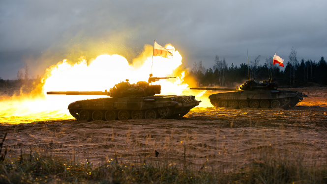 Tanks, šaušana, NBS mācības