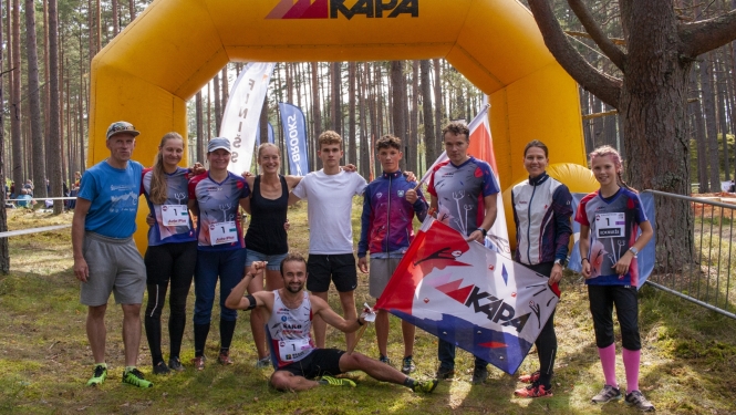 orientēšanās klubs Kāpa, klubu stafetes, Foto: Ojārs Millers