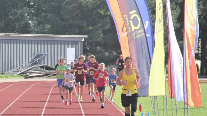 Veselības skrējiens, Ādažu stadions, 1. posms, 07.09.2023.