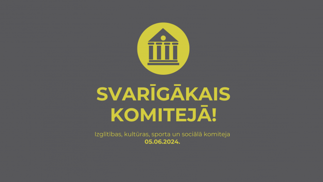 Svarīgākais IKSS komitejā