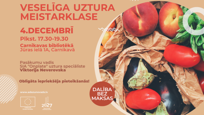 veselīga uztura meistarklase