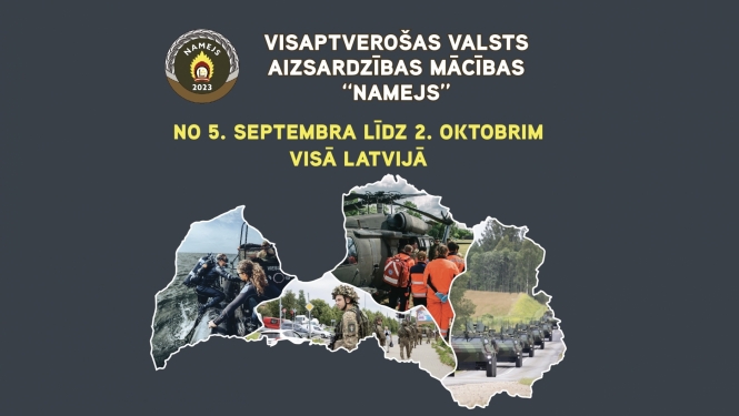 Namejs, militārās mācības