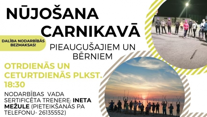 Nūjošana Carnikavā