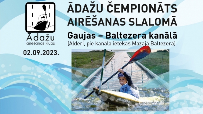 Ādažu čempionāts airēšanas slalomā 2023