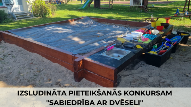 Konkurss Sabiedrība ar dvēseli - izsludināta pieteikšanās