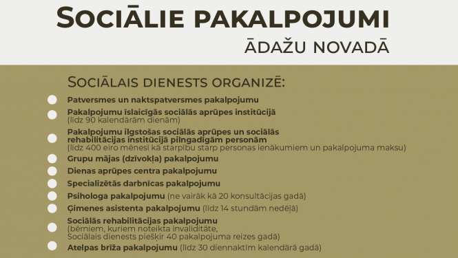 Sociālie pakalpojumi Ādažu novadā