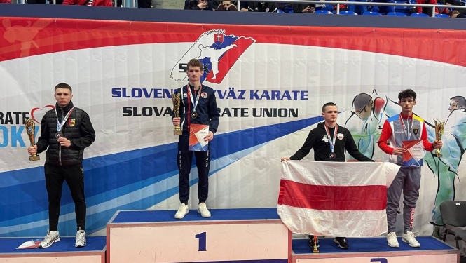 Artūrs Stepanovs, 1. vieta, Bratislava, karatē