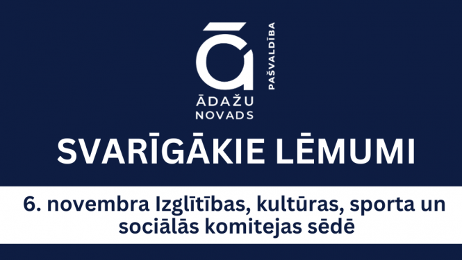 IKSS - svarīgākie lēmumi 06112024