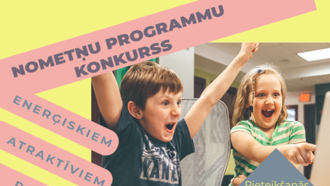 Nometņu programmu konkurssa plakāts