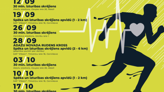 Veselības skrējiens 2024, plakāts