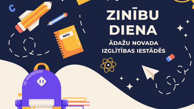 Zinību diena Ādažu novada izglītības iestādēs