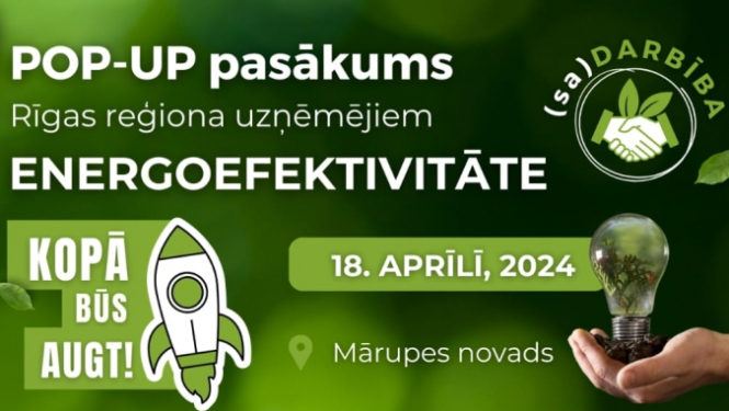 pasākums uzņēmējiem par energoefektivitāti
