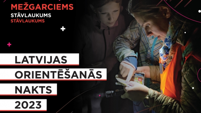 orientēšanās nakts, Mežgarciems 2023
